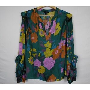 Current Air Women Top‎ Sz Medium Floral
